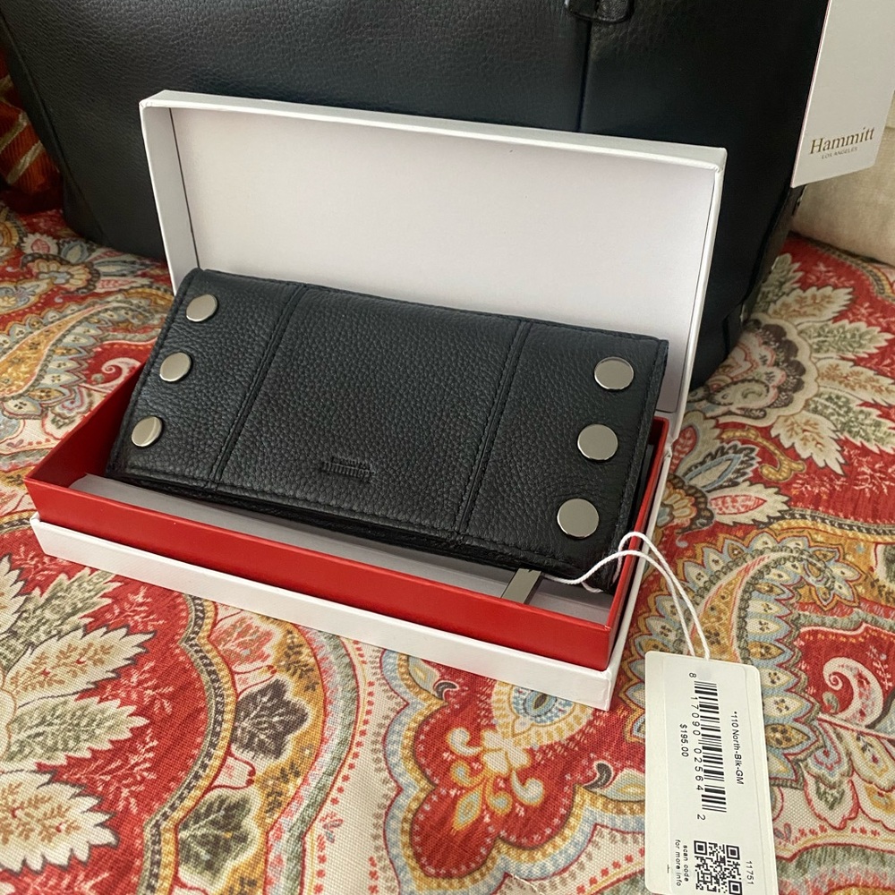 Hammitt Large Black Addie NWT, with new Hammitt Black 110 North black wallet. - Picture 6 of 10